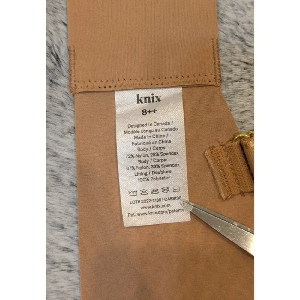 Knix WingWoman Contour Bra Size 8++ 40-42F/G Warm‎ Sand